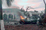 Michoacán: Estalla coche bomba; reportan muertos y heridos