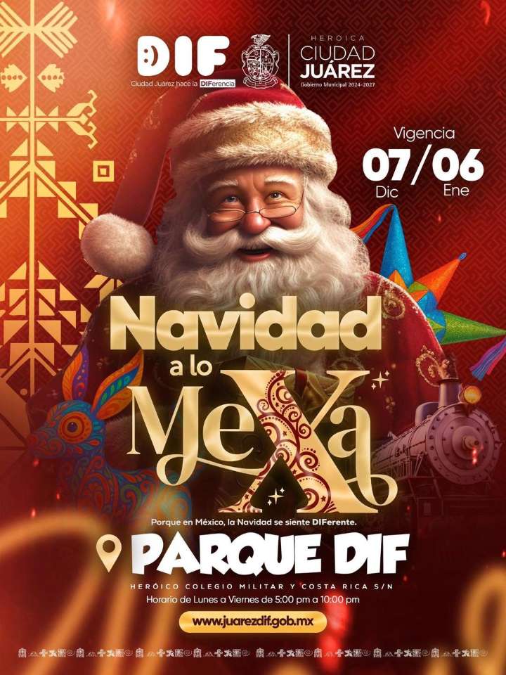 Invita DIF Municipal este domingo a la villa Navidad a lo Mexa