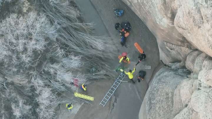 Hiker rescued after getting stuck in quicksand-like sand at Arches National Park