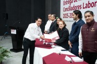 Entrega Centro de Conciliación Laboral de Tamaulipas 24 nombramientos