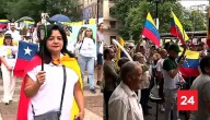 Marcha por "Paz y Libertad" convoca a venezolanos en las calles de Santiago Centro
