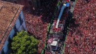 Los festejos de Flamengo en Río de Janeiro: medio millón de hinchas, saqueos y heridos