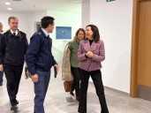 Mar Menor | Margarita Robles constata en la AGA el mayor salto tecnológico en la formación de pilotos: simuladores de última generación y nuevo grado aeroespacial