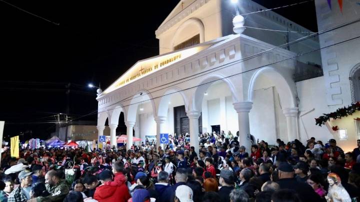 Devoción por la Virgen reúne a 60 mil personas en Nuevo Laredo