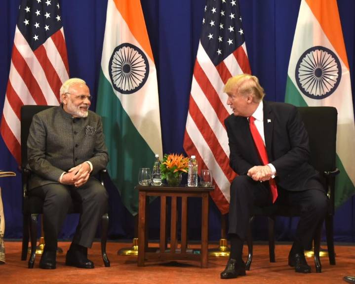 PM Modi speaks to President Trump