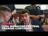 LIVE | Luigi Mangione pretrial hearing continues on anniversary of CEO's killing