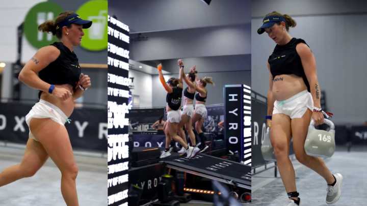 Pregnant Tia-Clair Toomey-Orr Completes HYROX Melbourne Race in Style