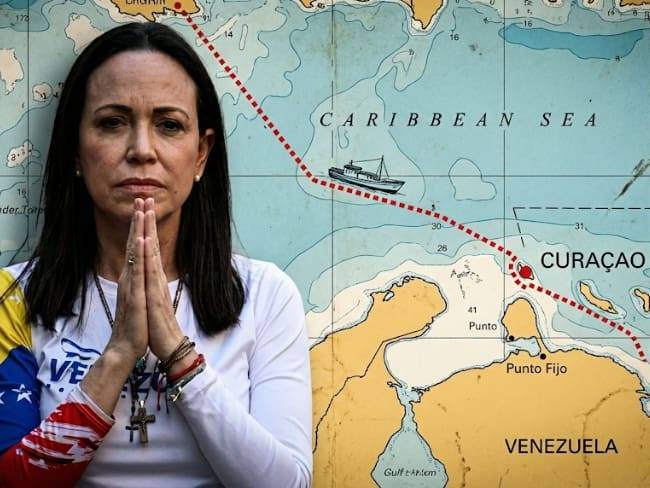 El escape secreto de María Corina Machado: Así salió de Venezuela en barco para llegar a Oslo