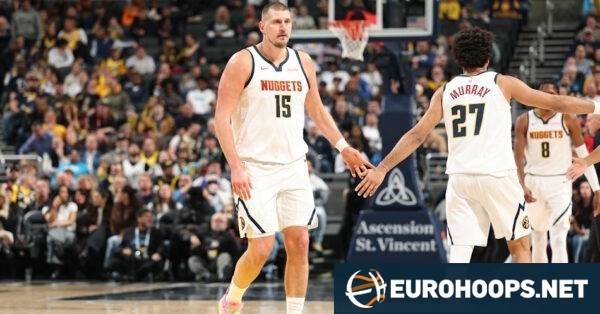 NBA results and standings: Jokic enjoys Murray’s 52