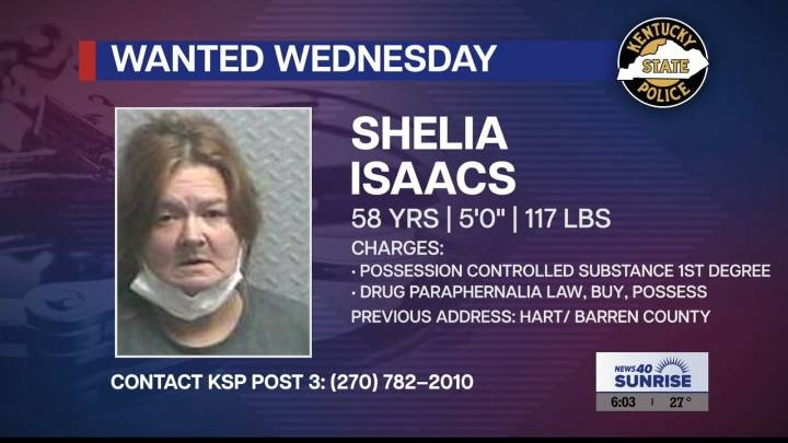 Wanted Wednesday: Shelia Isaacs