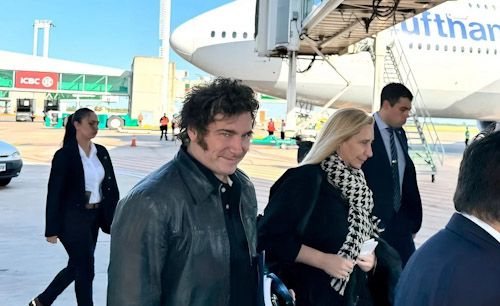 Milei en otro viaje al exterior se fue a Oslo