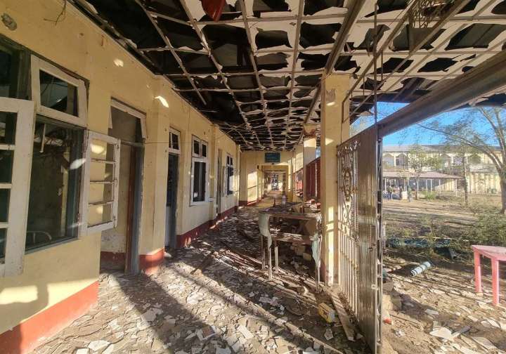 An airstrike on a hospital in a rebel-controlled area of Myanmar kills 34 and injures 80