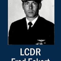 Coronado’s “Avenue Of The Heroes” ... LCDR Fred Eckert, US Navy