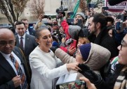 Sheinbaum desde Washington: «Defenderemos a México y a migrantes»