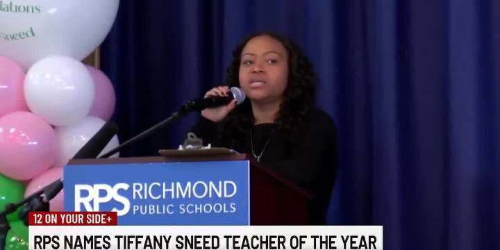 RPS names Tiffany Sneed Teacher of the Year