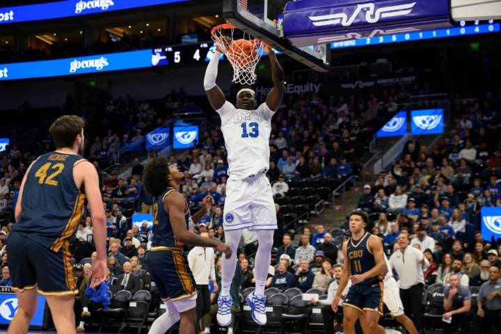 Keita, Dybantsa lead #9 BYU past Cal Baptist, 91
