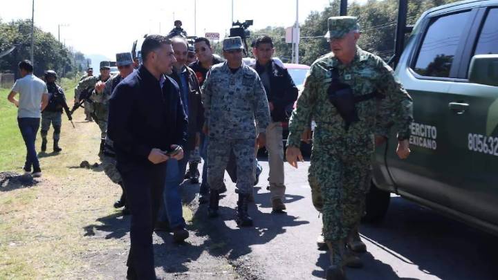 Llega Omar García Harfuch a Uruapan para dar continuidad al Plan Michoacán