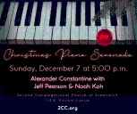 Christmas Piano Serenade at Second Congregational Church