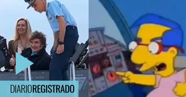 “Mileihouse”: desopilantes memes y reacciones por el parecido entre el presidente y el personaje de los Simpson
