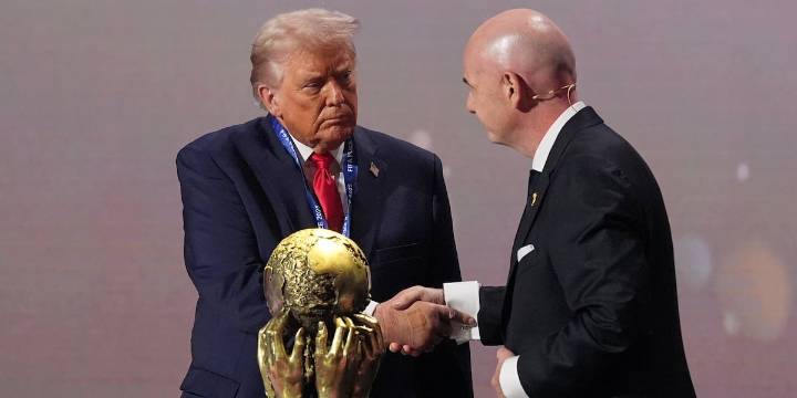 FIFA gives President Donald Trump a peace prize in a departure from its traditional focus on sport