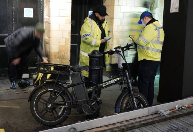 Inside the mission to stop illegal e-bikes from whizzing around London