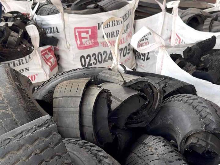 Neumáticos fuera de uso: se gestionaron 200 mil kilos durante este 2025 en Pico