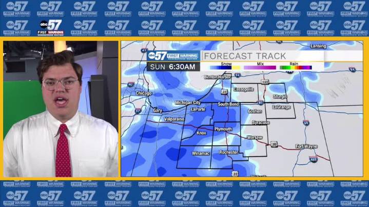 Still cold, snowy Sunday