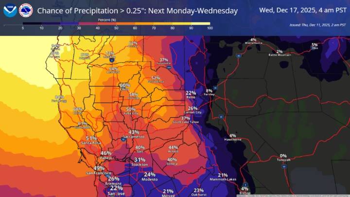 Fog persists, rain and wind expected next week
