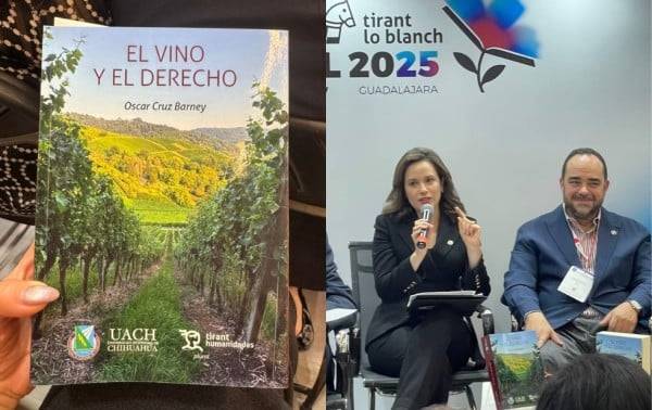 Presenta UACH y Editorial Tirant el libro “El vino y el Derecho“
