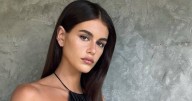 Kaia Gerber's Tiny Minidress Isn't Even as Long as Her Coat