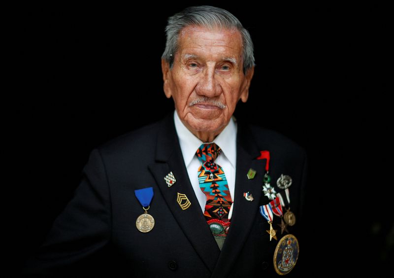 Native American D-Day veteran Charles Shay dies at 101 in Normandy