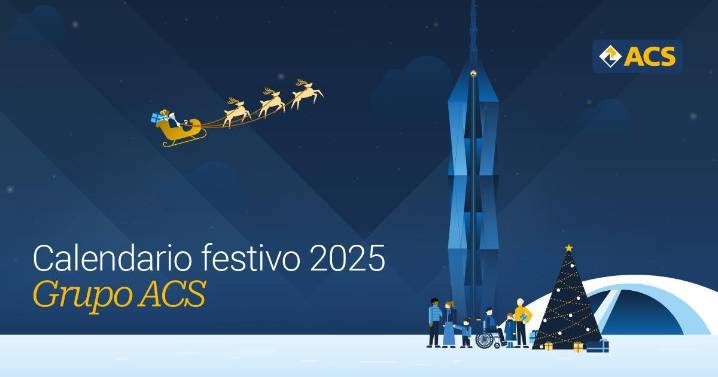 ACS celebra las fiestas con el lanzamiento de un nuevo calendario digital