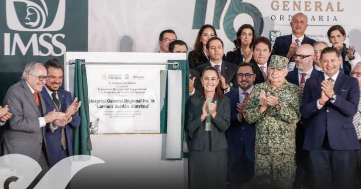 Inauguran hospital del IMSS San Alejandro; cambia nombre a "Carmen Serdán Alatriste"