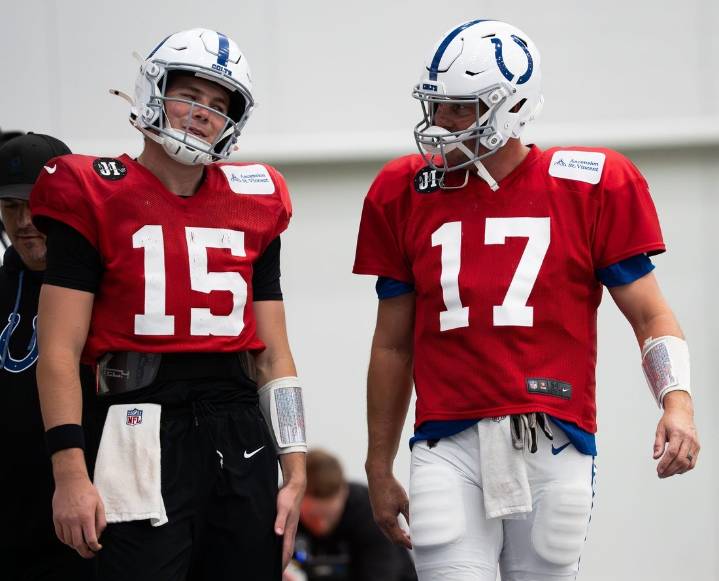 Deadspin | Colts QB Riley Leonard healthy, on edge with role in limbo