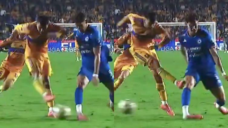 ¡Escalofriante! Así la lesión de Chiquete en el Cruz Azul vs Tigres🎦