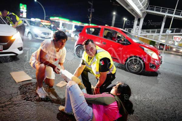 Madre e hija son arrolladas brutalmente por motocicleta en La Cantera