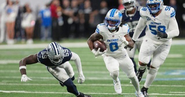 Jahmyr Gibbs rushes for 3 TDs and Lions get much