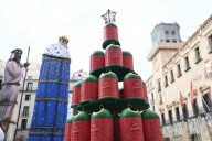 En España: así es el árbol de Navidad gigante que invita a reciclar