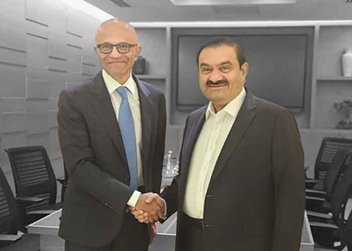 Gautam Adani, Satya Nadella discuss vast potential of AI