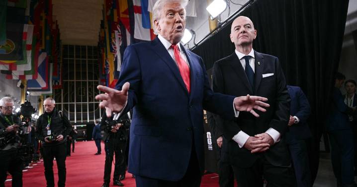 Donald Trump covers up 'bruised hand' with plaster at World Cup draw amid health rumours