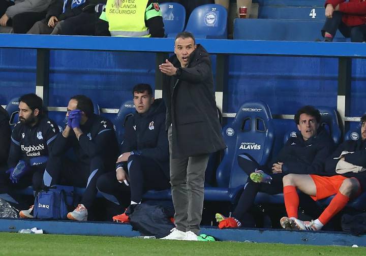 Sergio: «El equipo ha estado irreconocible en la primera parte»