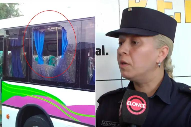 Dañaron dos colectivos urbanos: “Hace mucho tiempo que no teníamos ningún tipo de ataque así”