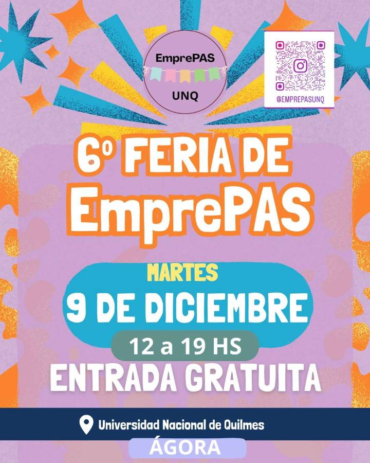 Se realiza la 6ta Feria EmprePAS en la Universidad Nacional de Quilmes