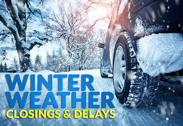 Winter weather closings and delays: 12/10/2025
