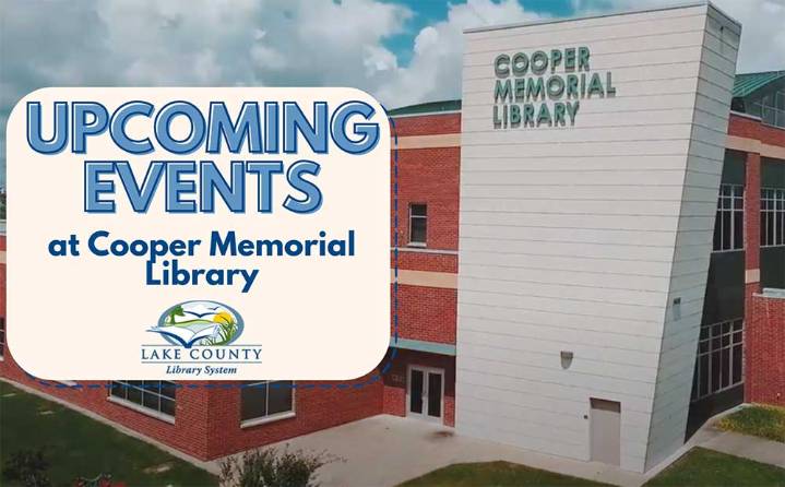 Upcoming Events At Cooper Memorial Library