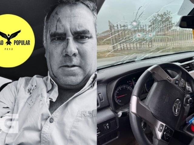 Rafael Belaunde Llosa: atacan a balazos a precandidato presidencial en Cerro Azul