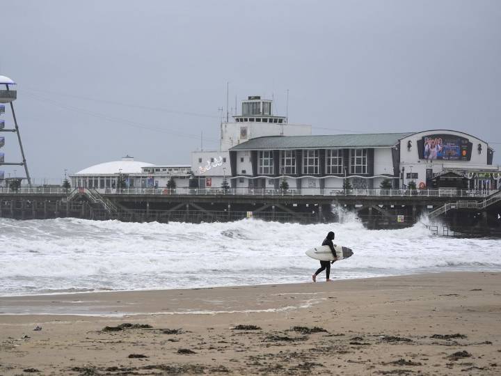 Strong winds and rain from Storm Bram cause disruption across the UK