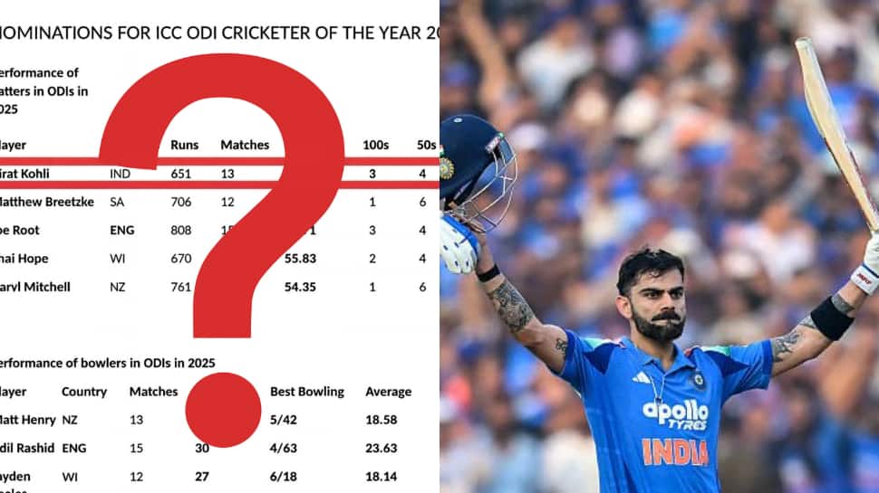 Fact Check: Has Virat Kohli Really Been Nominated For ICC ODI Cricketer Of The Year 2025?