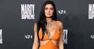 Kylie Jenner's Orange Cutout Dress Is Double
