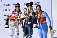 Lindsey Vonn denied downhill double gold by Germany’s Emma Aicher